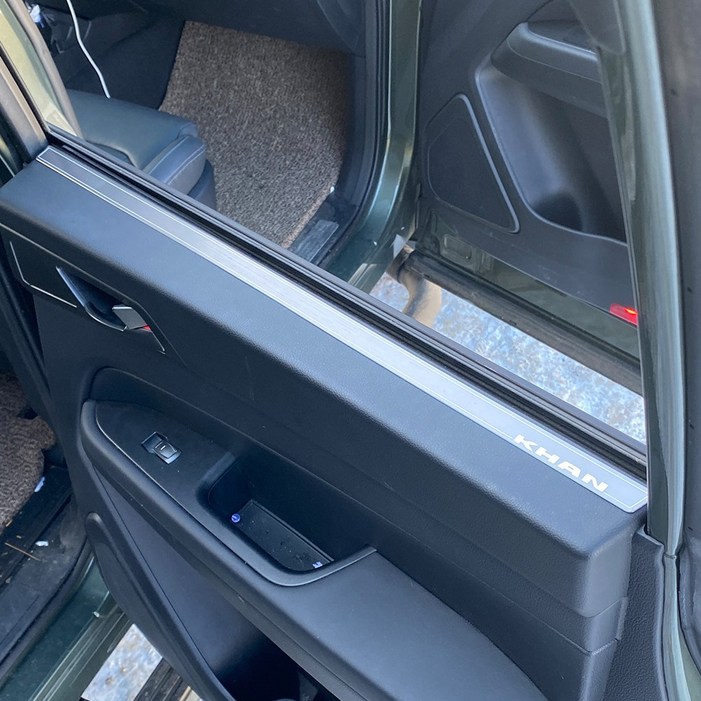 CS 렉스턴 스포츠 칸 튜닝 내부 창문틀 가니쉬 카본 메탈 몰딩 악세사리 호환