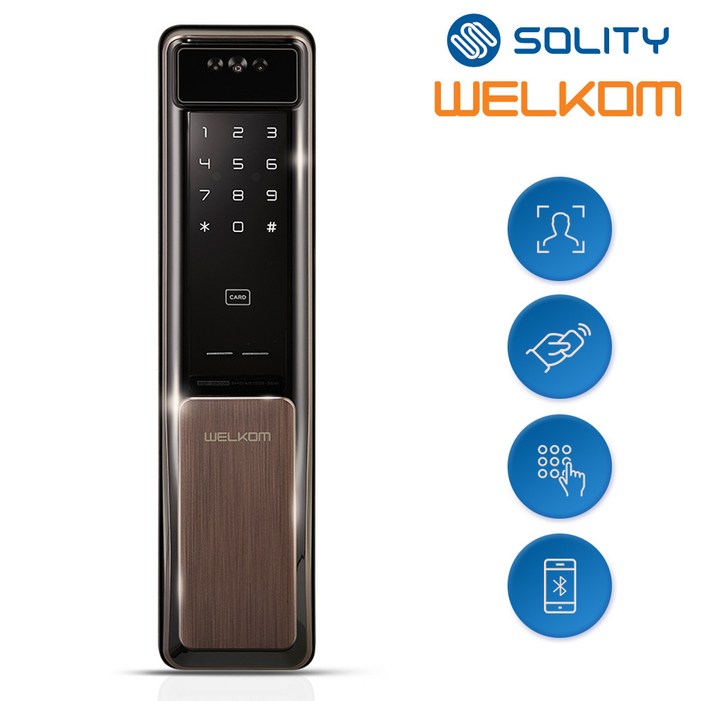 전국설치 솔리티 웰콤 신제품 얼굴안면인식 푸시풀 WSP2900A 카드키2개번호키 블루투스옵션 AI딥러닝기술 신속 정확한 얼굴인증 얼굴인식100개 현관문 디지털도어락 전국설치 솔리티 웰콤 신제품 얼굴안면인식 푸시풀 WSP2900A 카드키2개번호키 블루투스옵션 AI딥러닝기술 신속 정확한 얼굴인증 얼굴인식100개 현관문 디지털도어락