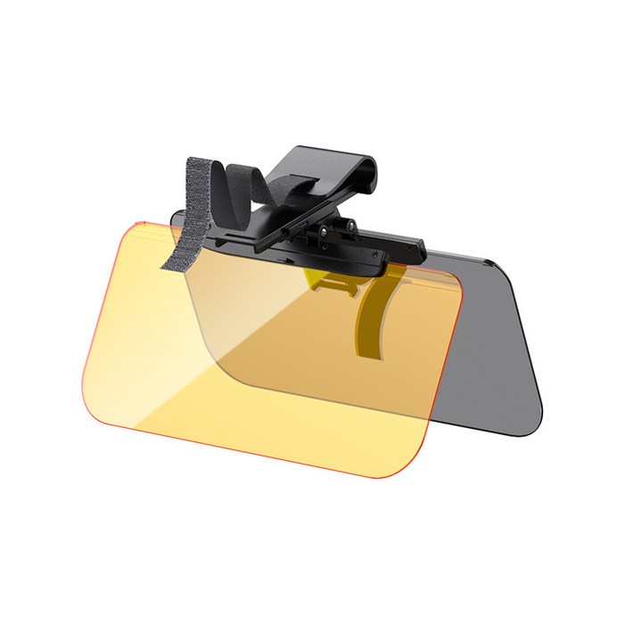 UV차단 슬라이딩 차량용 선바이저 차량용 자외선 차단 썬바이저, 짙은 색황색주야 겸용, 1개