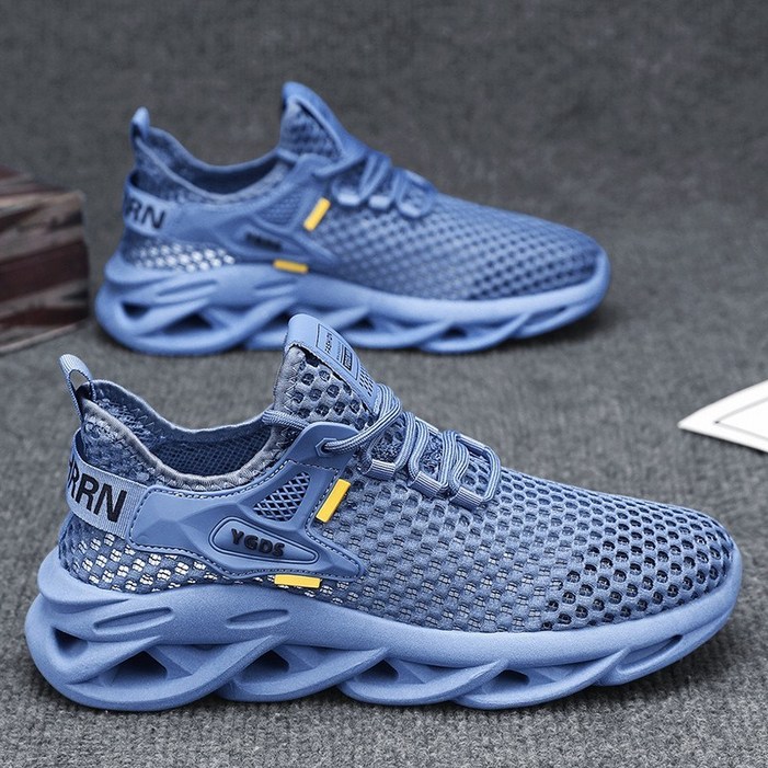 ANYOU 남성 여름 통기성 중공 메쉬 편안한 초경량 운동화