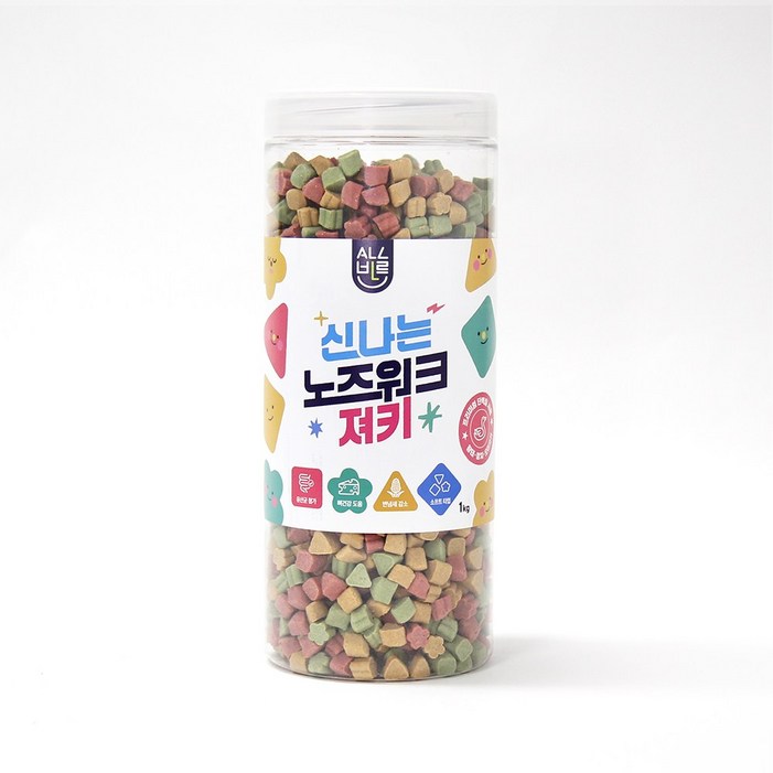 하우펫 올바른 노즈워크 져키간식 훈련용 유산균 대용량 강아지 큐브 트릿