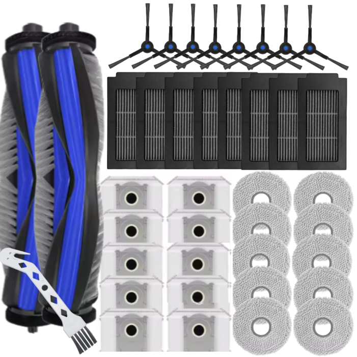 핑크샘 호환 꼼꼼한 바느질 걸레 에코백스 디봇 T50 pro 소모품, 1개, 1년 패키지