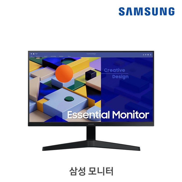 삼성 S27C310 27인치 IPS 베젤리스 모니터 75Hz F27T350 후속모델