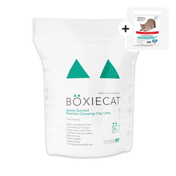 벅시캣 고양이 화장실 모래 (자연향 그린/7.26kg)