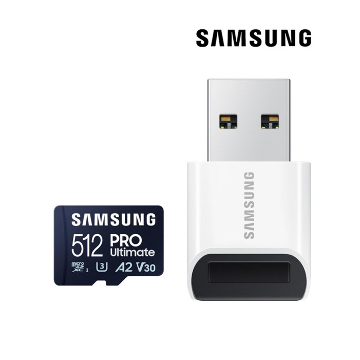 삼성전자 마이크로SD카드 PRO PLUS 리더기 포함, 512GB, 1개