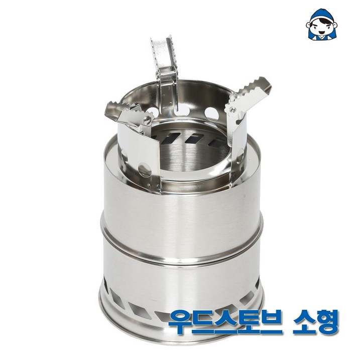 갑도리 우드스토브 불멍 캠핑 화로사은품일회용석쇠, 1개