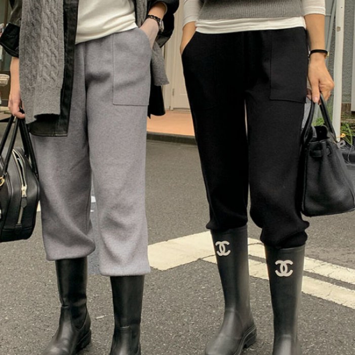 코코블랙  부드러운 조거 팬츠 4color