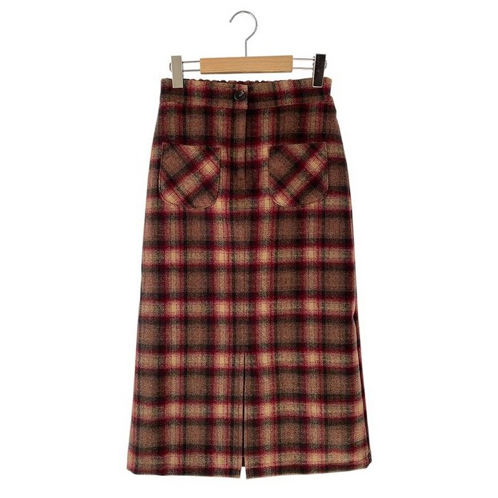 무디에국내제작 겨울 체크 모직 H라인 밴딩 롱 스커트 포켓 트임 스커트 슬릿 스커트 H라인치마 롱치마 체크치마 겨울치마 앞트임 스커트 데일리스커트 모임룩 연말룩 크리스마스룩