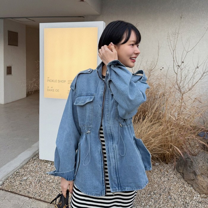 미아마스빈칼리 데님 자켓