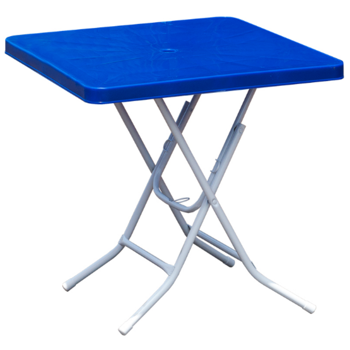 사각탁자 테이블 파랑 1개 편안한 파라솔 접이식 포장마차 플라스틱 야외 정사각 편의점 포차