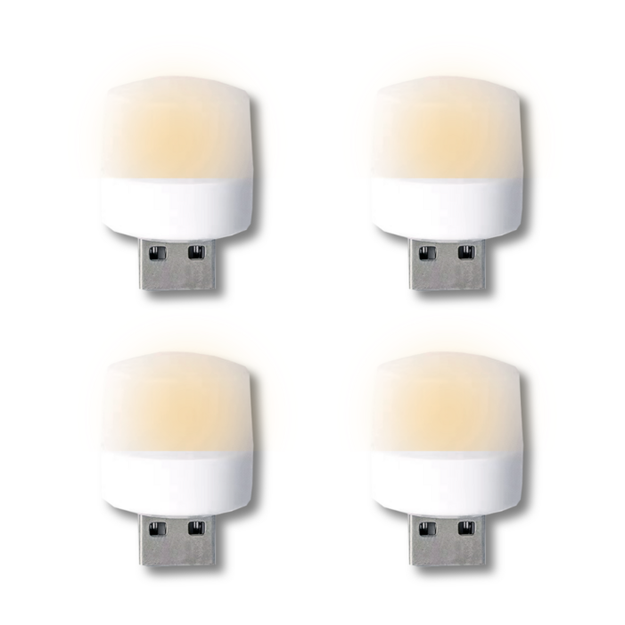 팩플 USB 미니라이트 휴대용 보조배터리 무드등 조명 LED 램프 캠핑 소형 전구