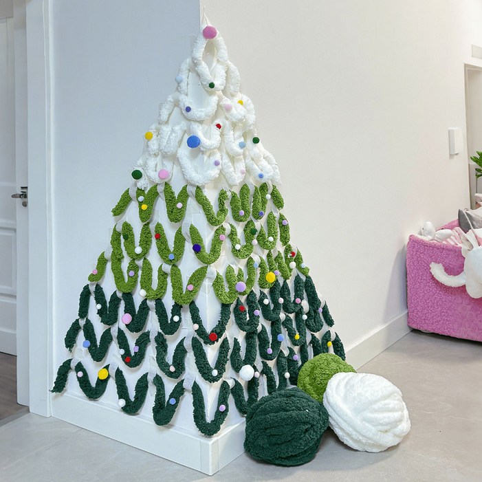 크리스마스 벽트리 만들기 DIY 장식 용품 벽장식  창문 장식