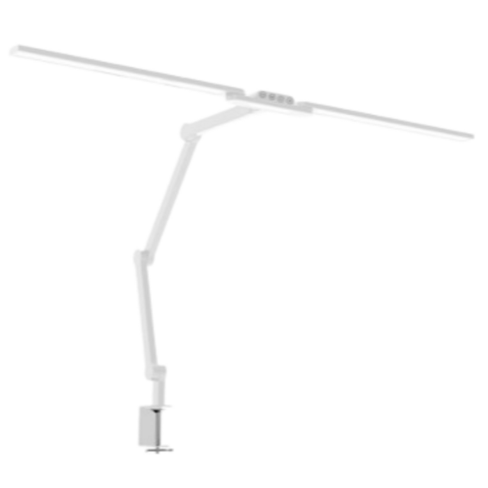 디디로라 24W LED 리얼 와이드 95cm 다관절 스탠드 클램프화이트, 화이트 디디로라 24W LED 리얼 와이드 95cm 다관절 스탠드 클램프화이트, 화이트