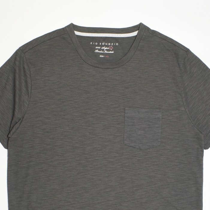 자바구제 4266.지오송지오 무지 라운드 반팔티셔츠정품 105