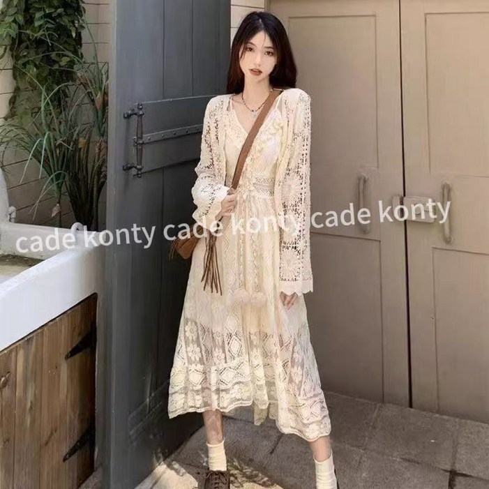 보헤미안 스타일 슬링 롱 스커트 여성 여름용