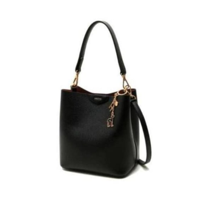 헤지스 블랙 로고 참장식 토트백 HIBA5E803BK