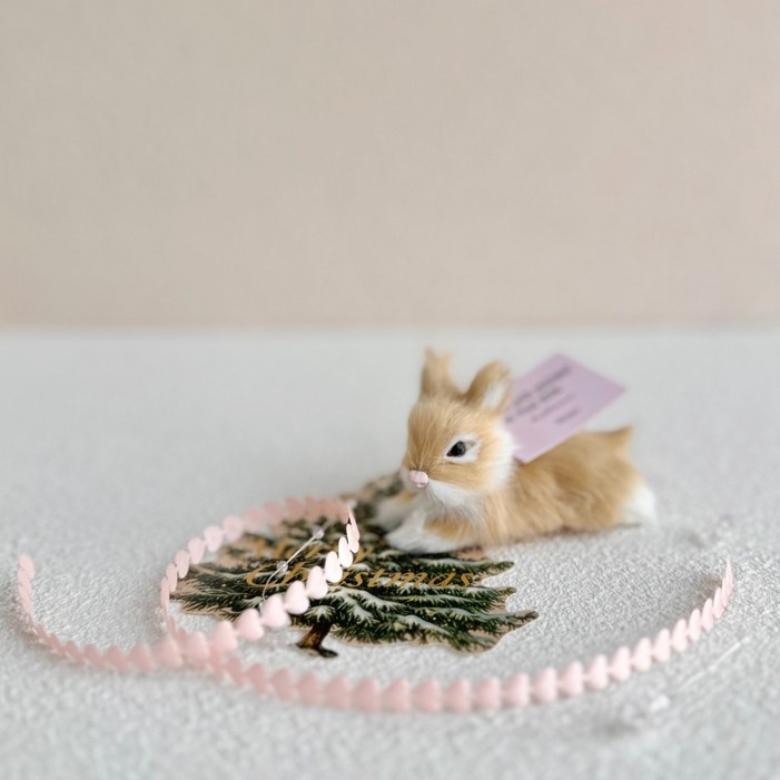 러반라인 크리스마스 트리 장식 오너먼트 인테리어 소품 동물 친구들 3종