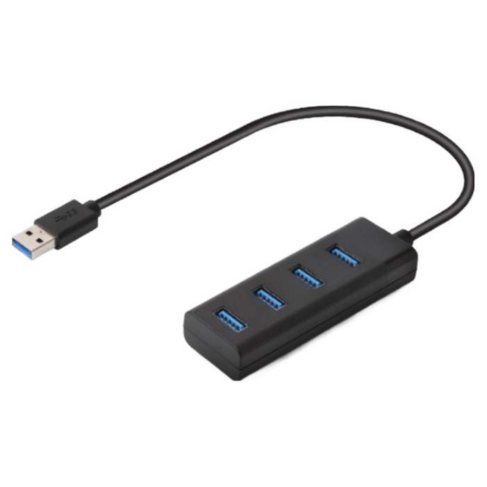 충전 USB3.0 무전원 4포트 멀티허브 유에스비 연결확장 PC 노트북 컴퓨터 마우스
