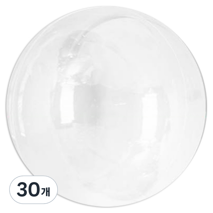 파티쇼 PVC 투명 버블 풍선 일반 30cm