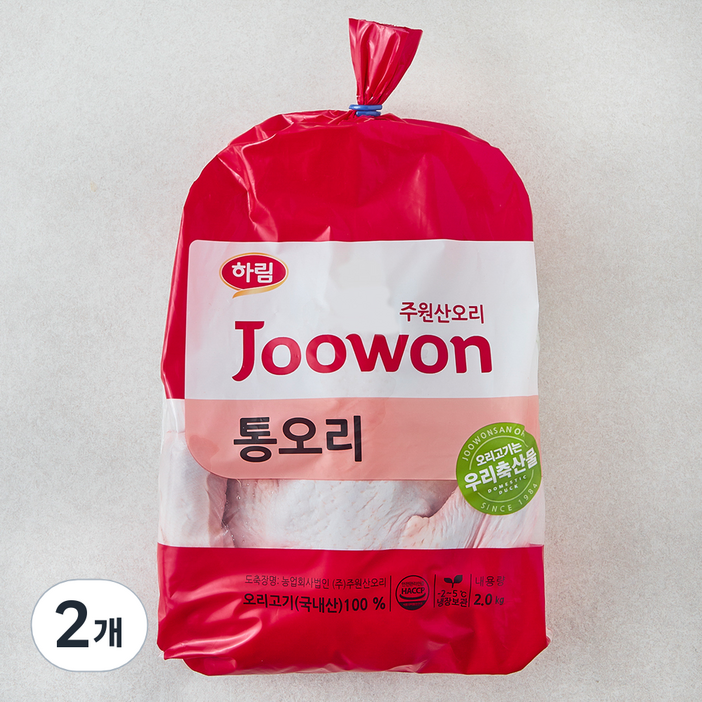 [로켓프레시] 주원산오리 통오리 (냉장)