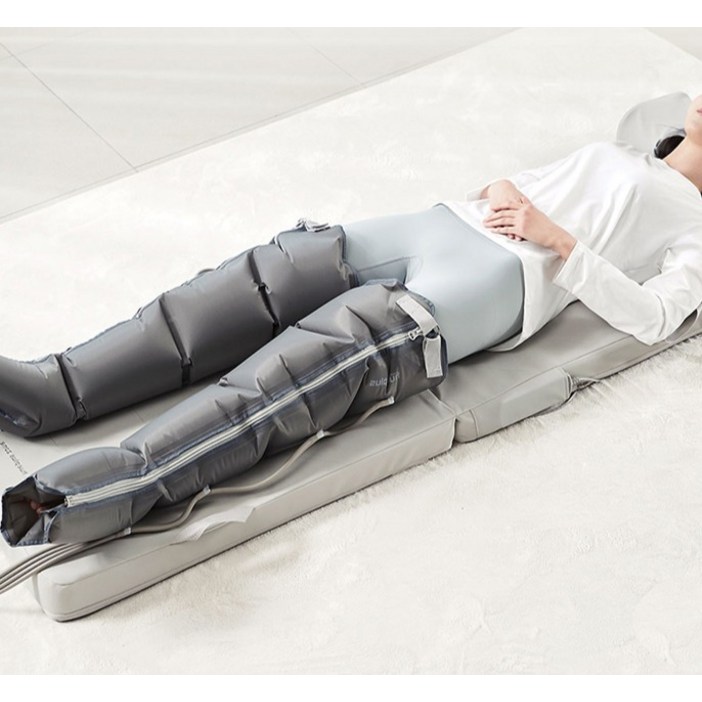 휴플러스 온열 전신마사지 안마베드 KIMPRO25, 라이트 그레이, KIMPRO25