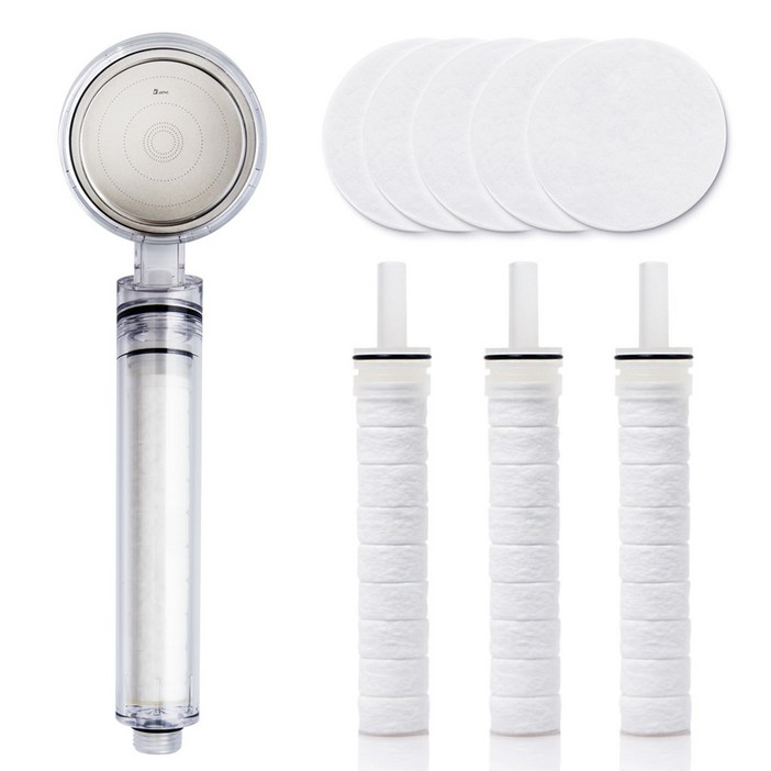 퓨어레인 9000 녹물제거 정수 샤워기필터 실속패키지