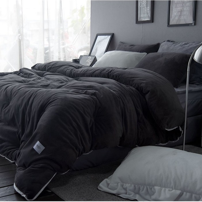 엘렌 레몬그라스 국내 제조 극세사 차렵이불