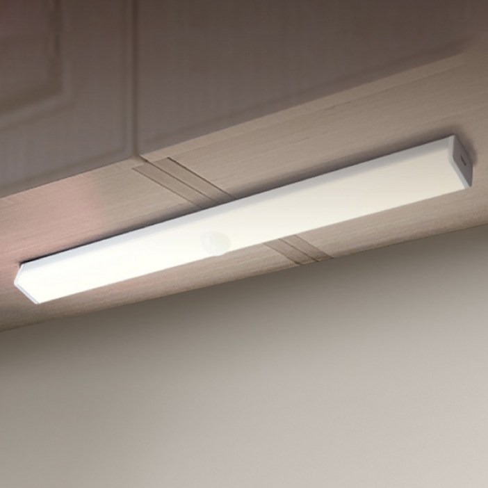 캥거 무선 LED 충전형 센서등 30cm, 화이트, 1개