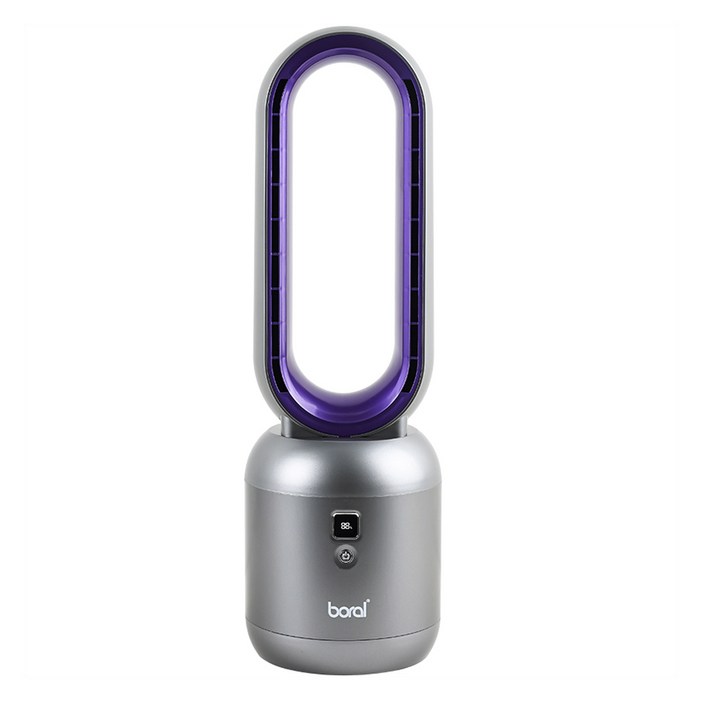 보랄 BLDC 무선 USB C타입 미니 6단 날개없는 저소음 선풍기 BRV145UF, BRV145UF퍼플