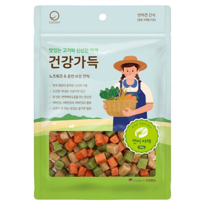 굿데이 강아지 건강가득 간식