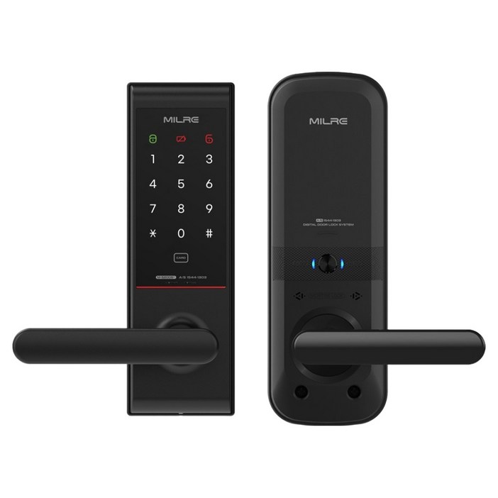 밀레시스텍 무타공 디지털 도어락 MI5200SPlus, MI5200S Plus, 고객직접설치