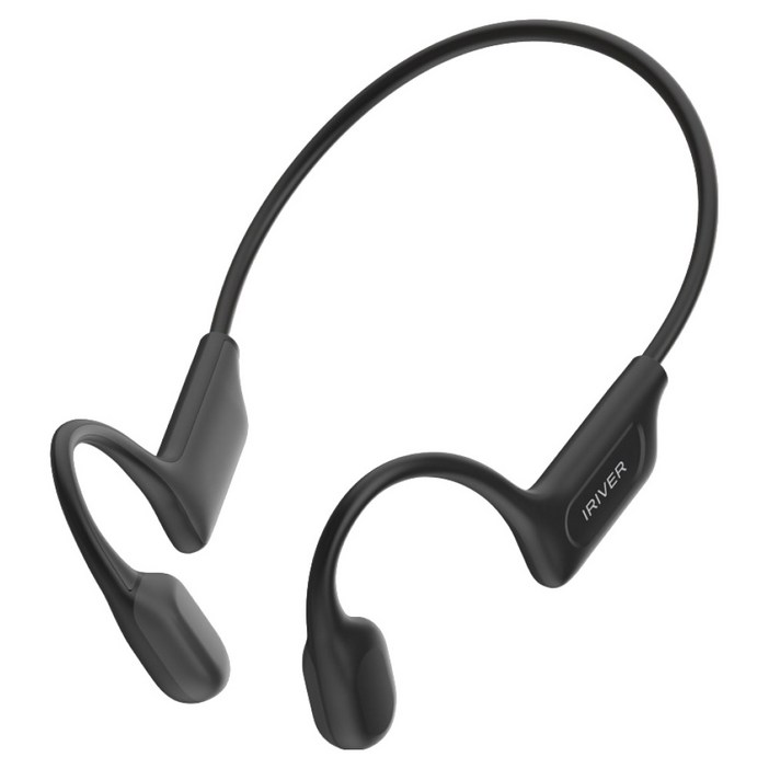 아이리버 골전도 오픈형 생활방수 무선 블루투스 6.0 이어폰, IBGX1, 블랙