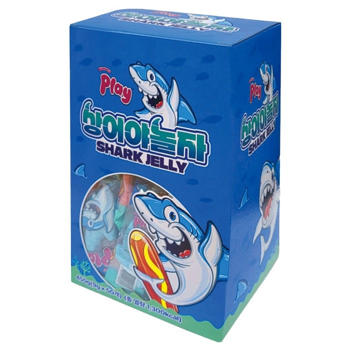 알도르플레이 상어야놀자 젤리 50개입, 1개, 450g