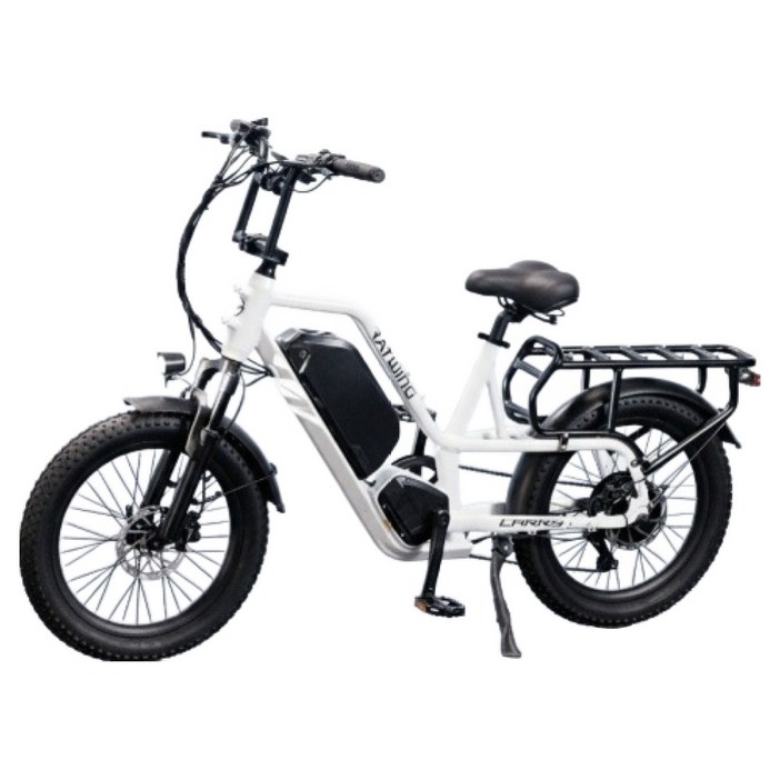 레이윙 캐리 삼성셀 배터리 25Ah 전기자전거 고객직접설치, 펄 화이트, 알루미늄