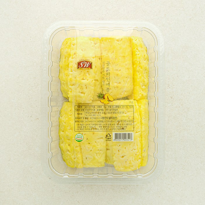 SW 골드파인애플 스틱형, 1kg, 1개