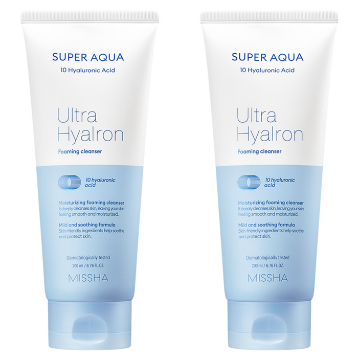 2입기획 미샤 수퍼 아쿠아 울트라 히알론 클렌징 폼