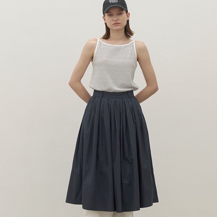 아틀리에나인 여성용 벨루치 셋업 플레어 스커트 SK4917