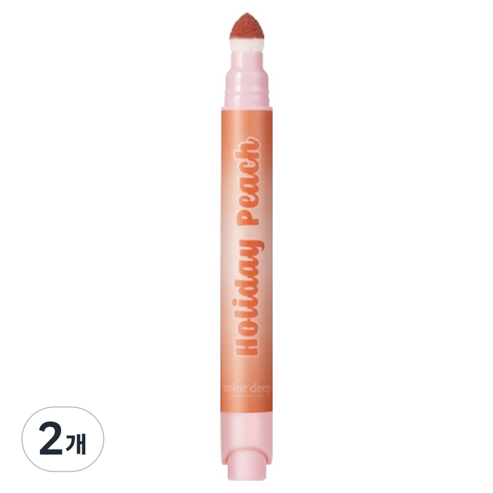 컬러딥 쿠션틴트 시즌8, 홀리데이 피치, 2개, 4.2g