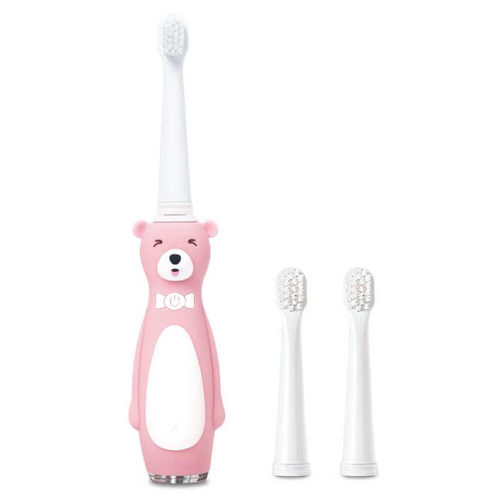 오아 클린이 베어 어린이용 음파 전동칫솔, 단일상품, 핑크, 1세트