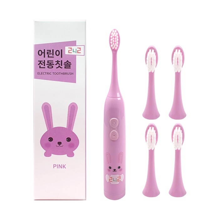 242 어린이 전동칫솔 본품+리필 4개