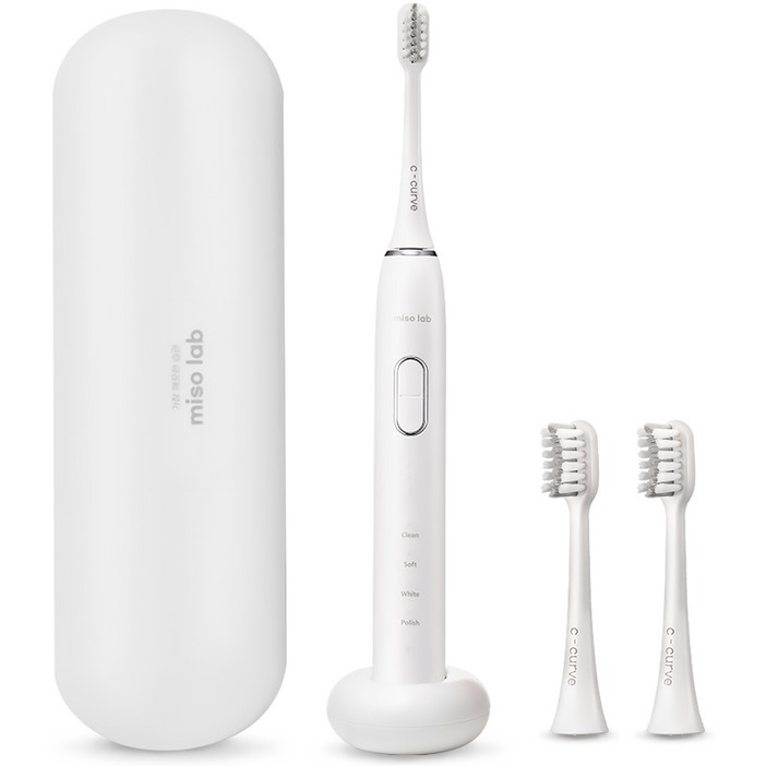 미소랩 음파 전동칫솔, ML800, 퓨어화이트, 1개