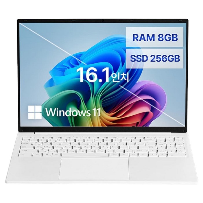 베이직스 베이직북 16 Nseries N95, White, 256GB, 8GB, WIN11 Pro, BB1624FW