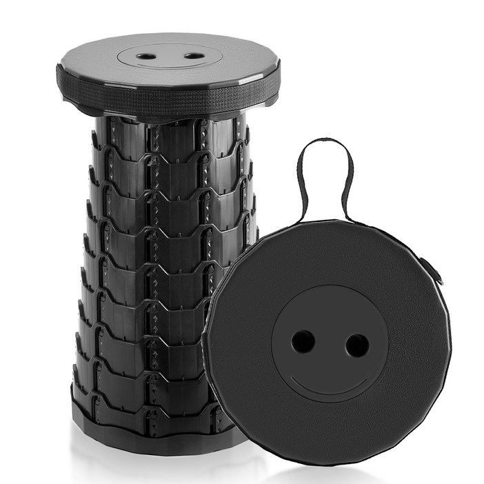 코멧 아웃도어 휴대용 높이조절 캠핑 스툴