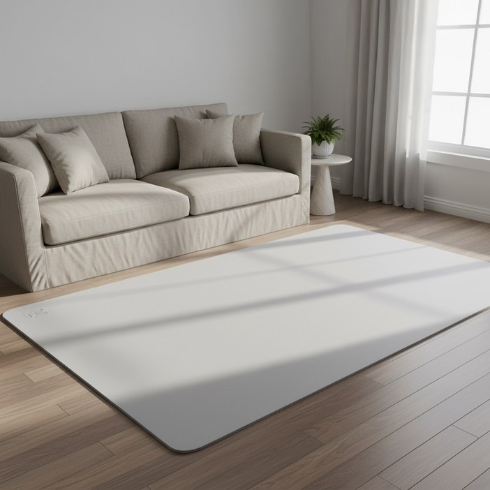 아리프 TPE 자이언트 요가매트, 머쉬룸 그레이, 1개