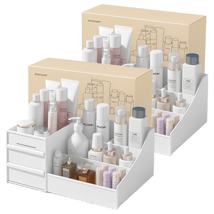 블럭마트 다용도 화장품 정리함