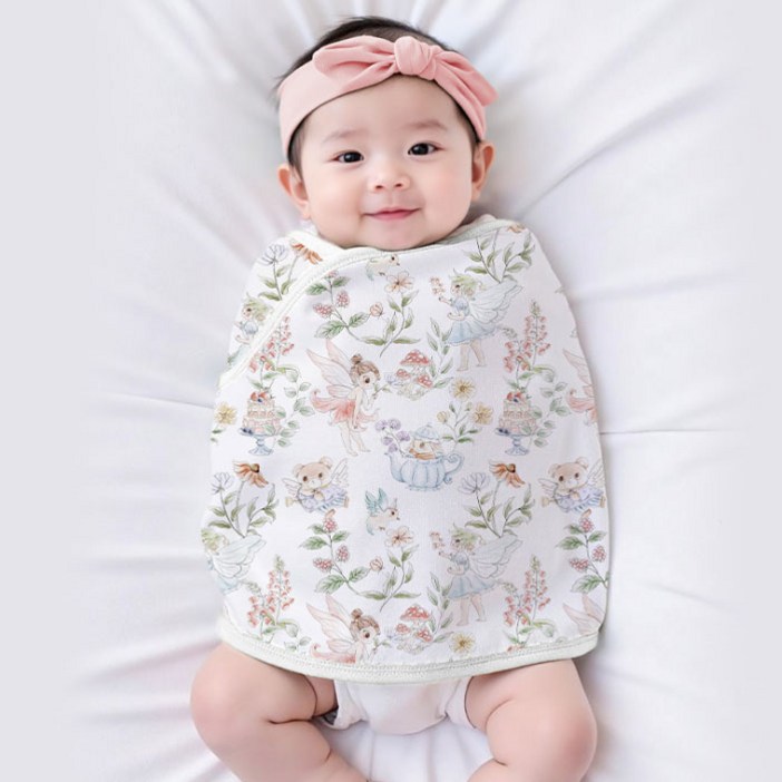 신생아용 스와들 순면 속싸개 M 6~12개월