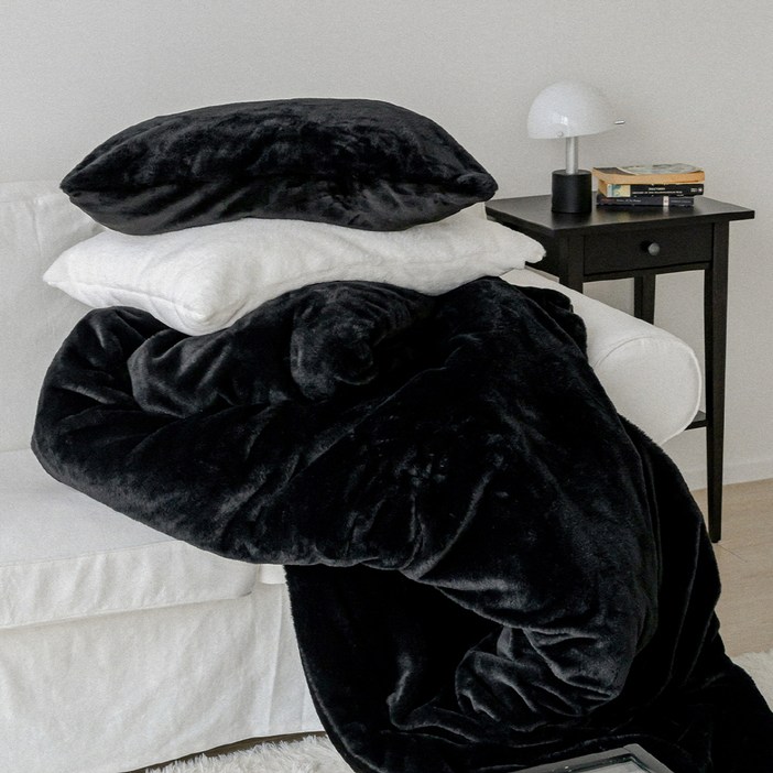 믹스앤매치 베러워머 라셀 극세사 차렵이불  베개 세트