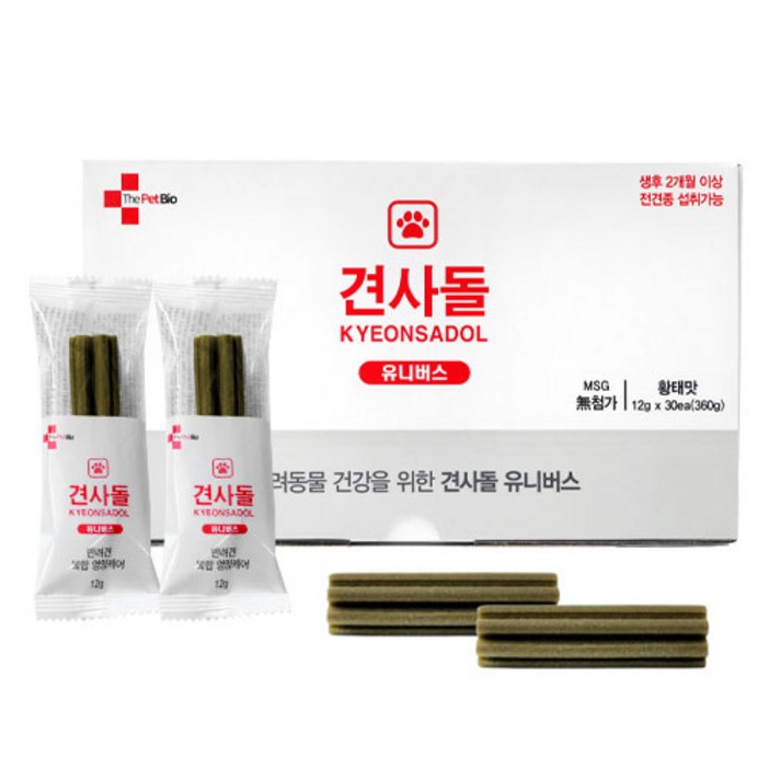 견사돌 강아지 유니버스 대용량 덴탈껌 30p, 구강치석관리장건강, 1개