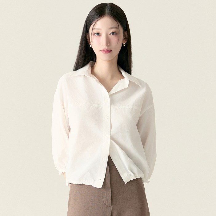 로엠 여성용 블루종 셔츠