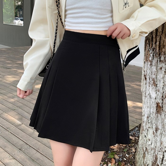 메이첼 레오폴드 A라인 플리츠 스커트 11548